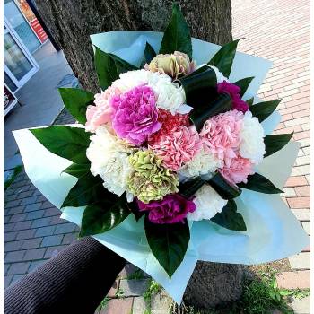 Buchet 19 garoafe mixt