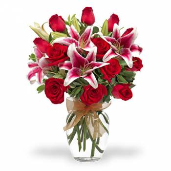 Buchet Crini si trandafiri